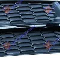 FRONT BUMPER GRILLE (WITHOUT FRONT LAMP HOLE) WITH BLACK POLISHED MOULDING (S-LINE)