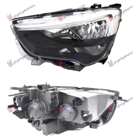 HEAD LAMP ELECTRIC (H7/H11) WITH LED DRL (E) (TYC)
