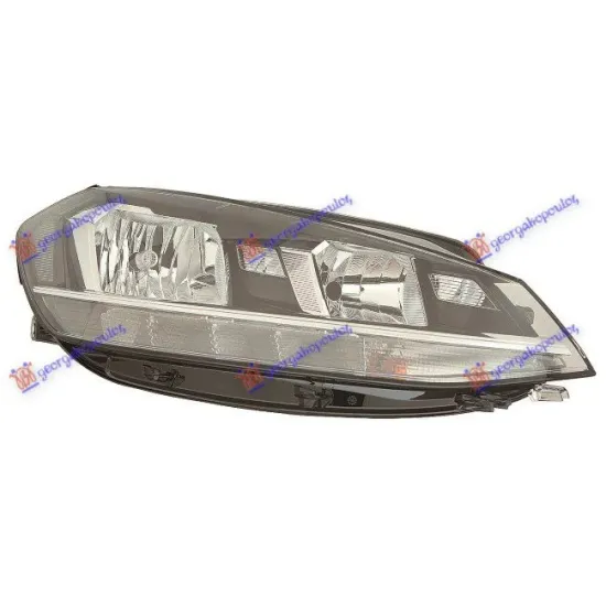 HEAD LAMP ELECTRIC WITH LED DRL (E) (TYC)