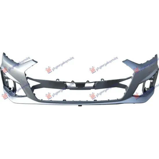 FRONT BUMPER PRIMED (S-LINE/S5) (WITH PDC & WASHER)