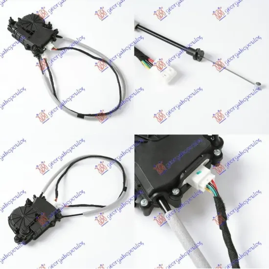 ACTUATOR DOOR LOCK REAR WITH CABLE