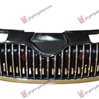 GRILLE BLACK/CHROME (WITH CHROME MOULDING LOWER)