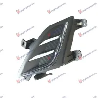 FRONT BUMPER GRILLE (WITHOUT FRONT LIGHTS HOLE WITH CHROME)