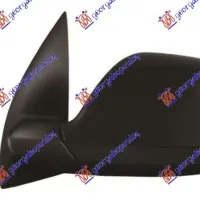 DOOR MIRROR MANUAL BLACK (BLACK BASE) (A QUALITY) (ASPHERICAL GLASS)