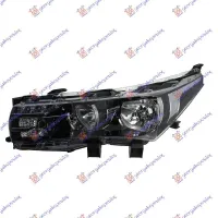 HEAD LAMP ELECTRIC BLACK WITH LED DRL (E) (ULO)