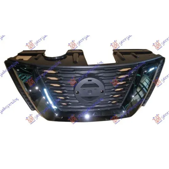 GRILĂ COMPLETĂ CU ORNAMENT - BANDOU CROMAT GRILĂ COMPLETĂ CU ORNAMENT - BANDOU CROMAT