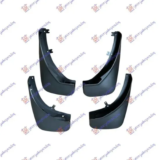 MUD FLAPS FRONT-REAR (4PCS)