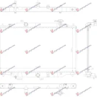 RADIATOR 2.0-2.5 PETROL (42,5x74,0x16) (KOYO)