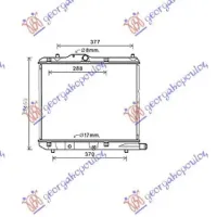 RADIATOR 1.3CDTi (37.5x47.5x2.6)Z13DTJ/D13A (KOYO)