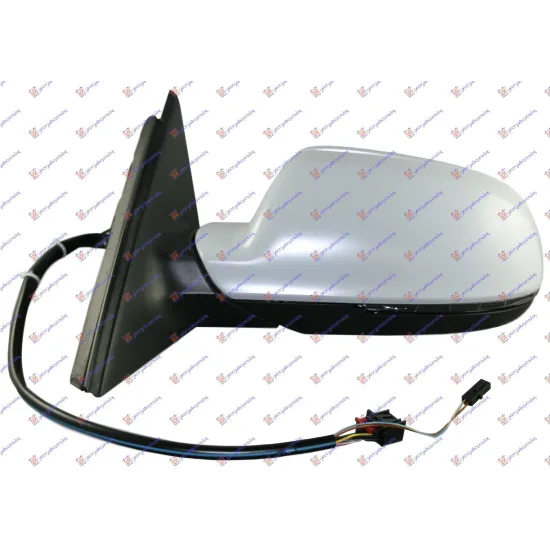 DOOR MIRROR ELECTRIC HEATED PRIMED ELECTRIC FOLDABLE MEMORY (WITH LAMP) 10- (ASPHERICAL GLASS)