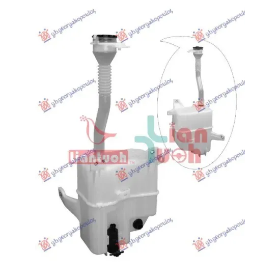 WIPER WASHER TANK (WITH NECK & CAP & MOTOR)