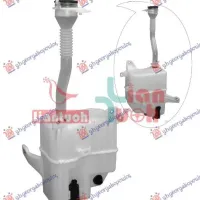 WIPER WASHER TANK (WITH NECK & CAP & MOTOR & HEAD L. WASHER)