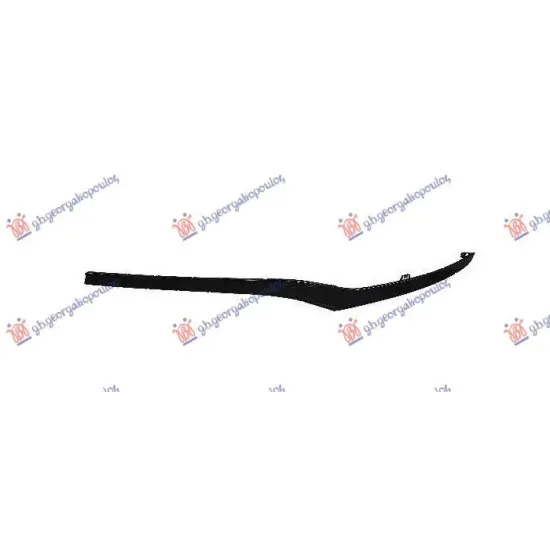 FRONT BUMPER MOULDING BLACK POLISHED (AVANTGARDE)