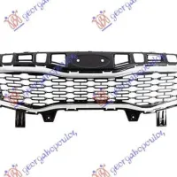 GRILLE PRIMED BLACK WITH CHROME FRAME