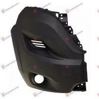 FRONT BUMPER END BLACK (WITH FRONT LIGHTS HOLE)