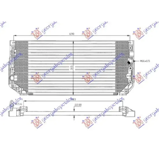 CONDENSER (68x32) JAPANESE