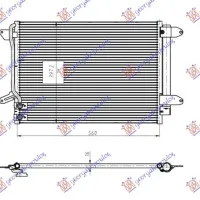 CONDENSER 1.4-2.0 PETROL-1.6-2.0 DIESEL