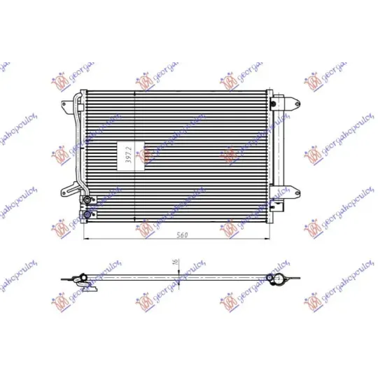 CONDENSER 1.4-2.0 PETROL-1.6-2.0 DIESEL