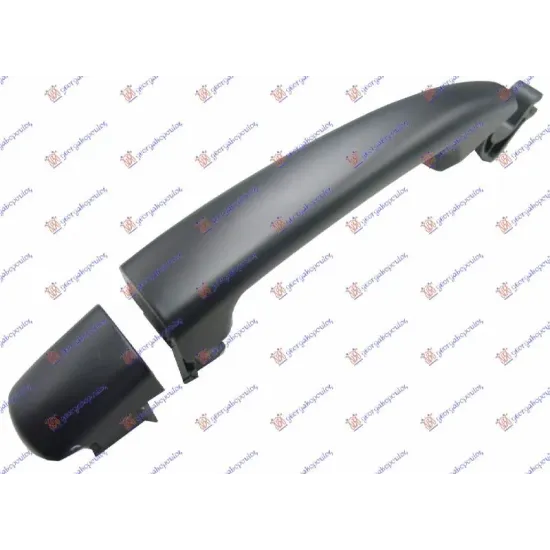 DOOR HANDLE FRONT/REAR OUTER BLACK (WITH HOLE)
