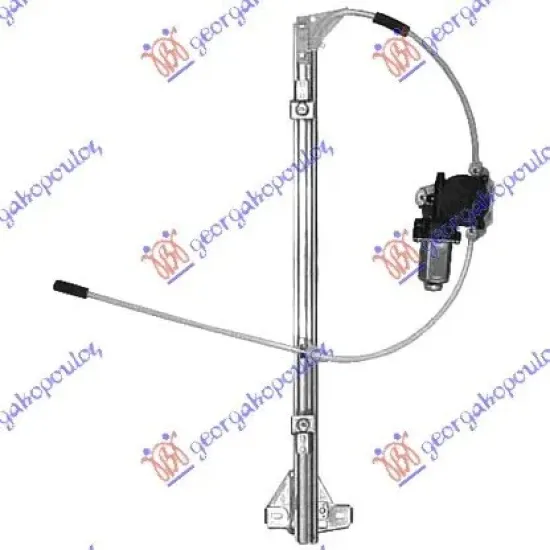 FRONT WINDOW REGULATOR ELECTRIC (WITH SPIRAL) (A QUALITY)