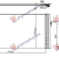 CONDENSER 2.3 DIESEL MULTIJET (773x371x16)