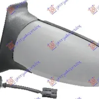 FRONT MIRROR ELECTRIC HEATED PRIMED -02 (A QUALITY) (ASPHERICAL GLASS)