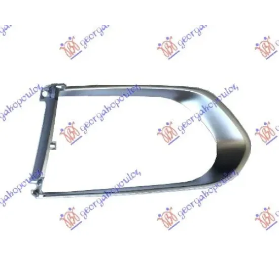 FRONT BUMPER GRILLE FRAME CHROME (R)