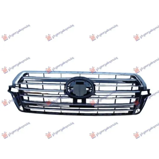 GRILLE CHROME/SILVER/BLACK WITH CAMERA 19-