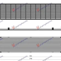 ADDITIONAL RADIATOR 3.0-4.0 PETROL HYBRID - 3.0-4.0 DIESEL HYBRID (650x150)