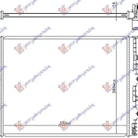 RADIATOR SUPLIMENTAR 0,9 TURBO BENZINĂ (510x390x16)