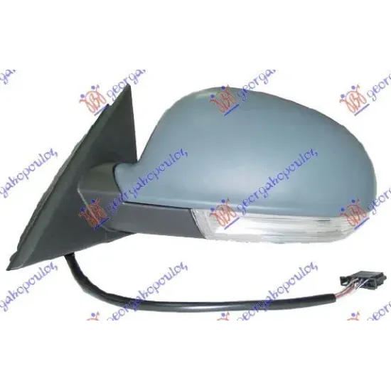 DOOR MIRROR ELECTRIC HEATED PRIMED FOLDABLE WITH MEMORY (WITH BLINK &C.L)(13P (A QUALITY) (ASPHERICAL GLASS)