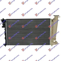 RADIATOR 1,1-1,4cc (61x38) +A/C (VALEO CLASSIC)