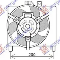 VENTILATOR INTERCOOLER (17cm) BENZ-DS