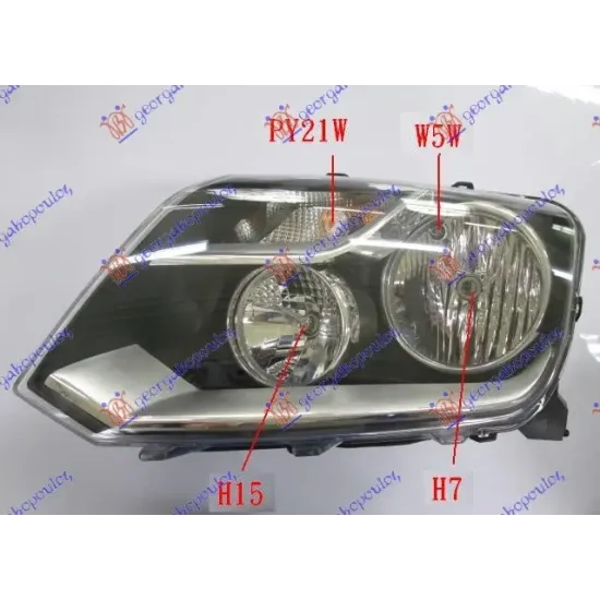 HEAD LAMP ELECTRIC 13- (H7/H15) (E) (DEPO) HEAD LAMP ELECTRIC 13- (H7/H15) (E) (DEPO)