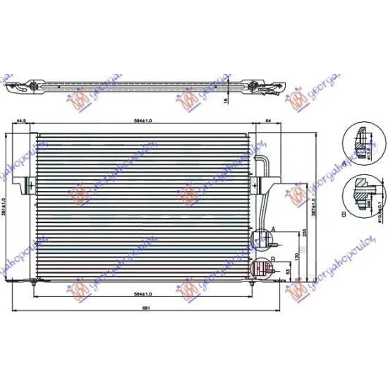 CONDENSER PETROL-DIESEL (54x38.2)