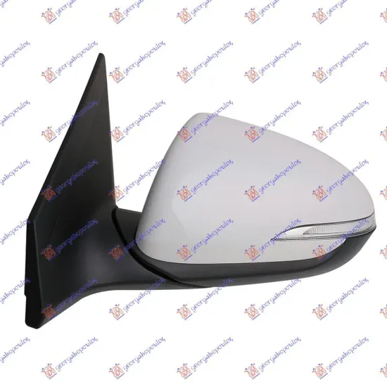 DOOR MIRROR ELECTRIC HEATED PRIMED (WITH SIDE LAMP) (CONVEX GLASS)