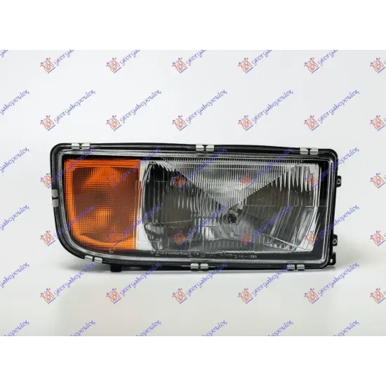 HEAD LAMP ELECTRIC .(YELLOW C/L) (H4) (E) (DEPO)