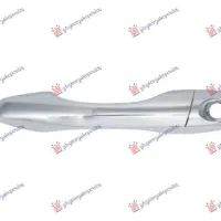 DOOR HANDLE FRONT OUTER CHROME