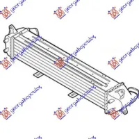 RADIATOR INTERCOOLER 1.6 CRDI DIESEL (580x100x90)