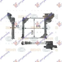 RADIATOR 2.8 BENZ-2.0 CDI M/A(54x56)