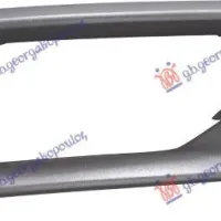 REAR EXHAUST MOULDING SILVER (S-LINE)