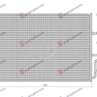 CONDENSER 2.0 PETROL-HYBRID-2.0 DIESEL (715x464x12)