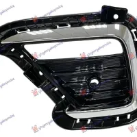 REAR BUMPER GRILLE (WITH FOG. LAMP & HOLE FOR SENSOR) WITH CHROME MOULDING (SPORT)