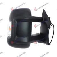 DOOR MIRROR MANUAL MEDIUM (WITH SIDE LAMP) (WITH POSITION LIGHT 16W) (8H8P) (A QUALITY) (CONVEX GLASS)