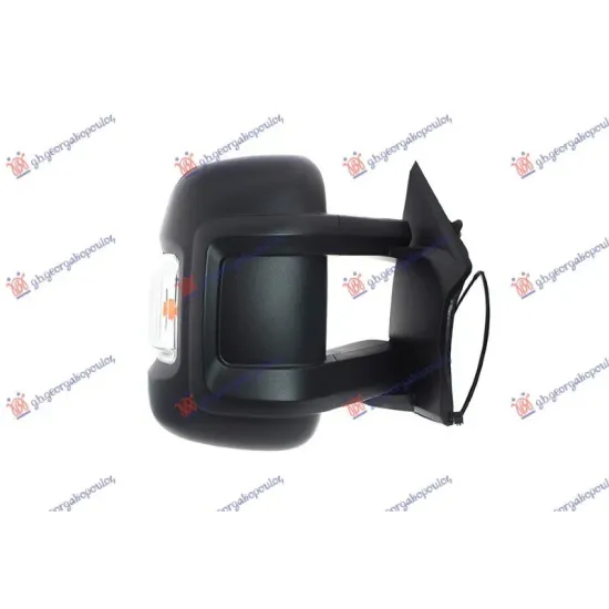 DOOR MIRROR MANUAL MEDIUM (WITH SIDE LAMP) (WITH POSITION LIGHT 16W) (8H8P) (A QUALITY) (CONVEX GLASS)