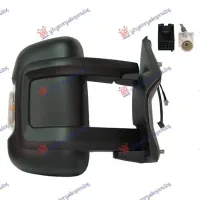 DOOR MIRROR ELECTRIC HEATED MEDIUM (WITH SIDE LAMP : ANTENNA) WITH POSITION LIGHT (16W) (8H8P+1H1P) (A QUALITY) (CONVEX GLASS)