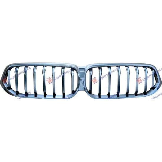 GRILLE SILVER (WITH CHROME FRAME)