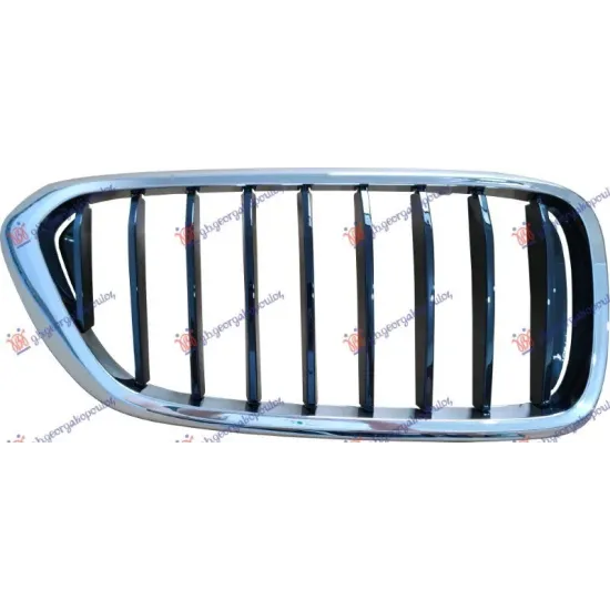 GRILLE (CHROME/ PAINTED BLACK)