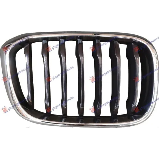 GRILLE (BASIS) (CHROME/CHROME/BLACK)