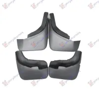 MUD FLAPS FRONT-REAR (4PCS)